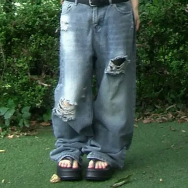 이즈이즈 double damage denim