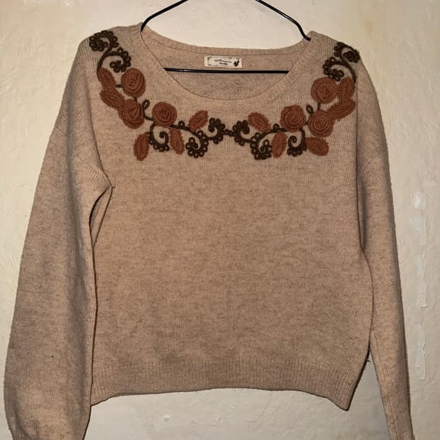 “earth” mori girl 모리룩 knit