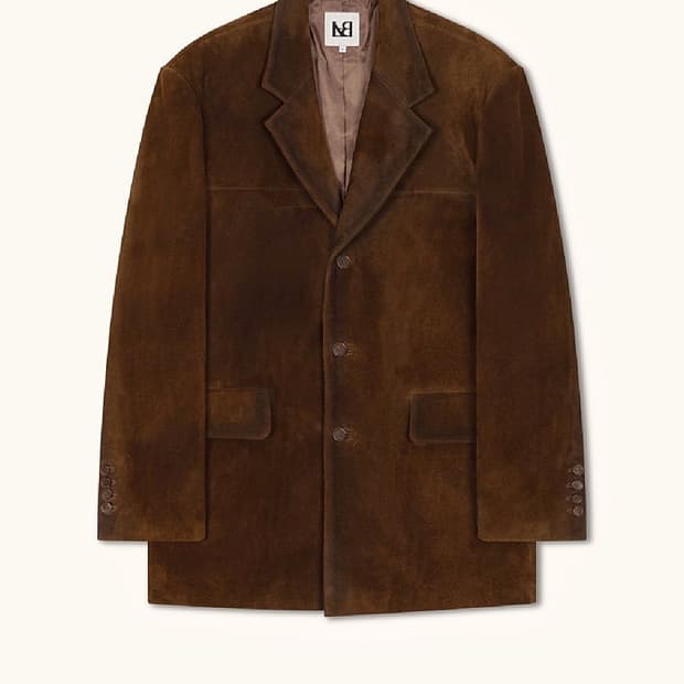 라벨아카이브 스웨이드 블레이저