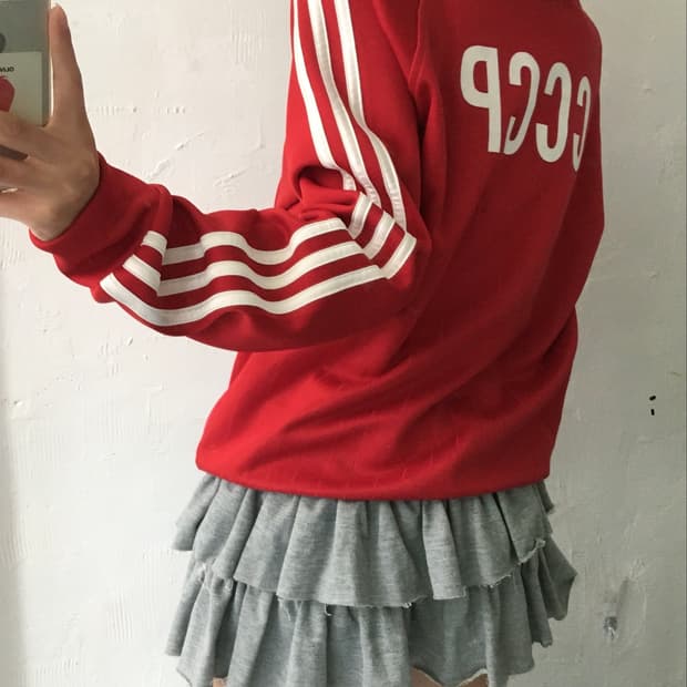 Adidas 아디다스 CCCP 구소련 레드 스트라이프 져지