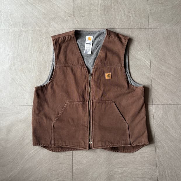 칼하트 정품 덕 캔버스 조끼
