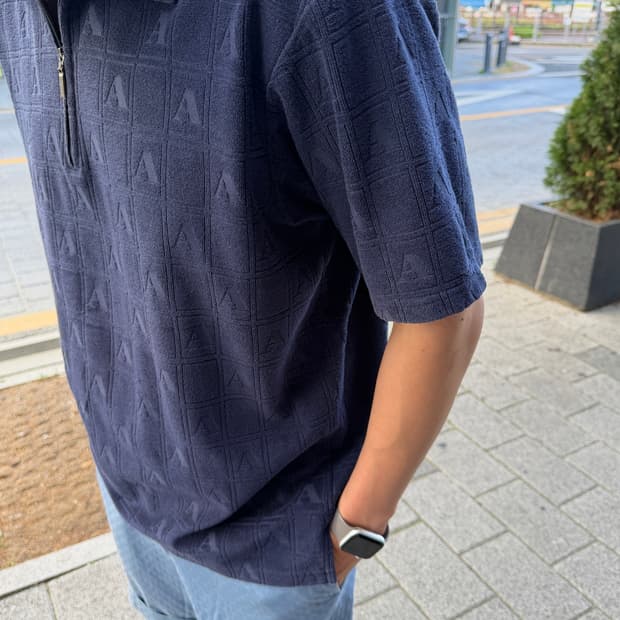 Aquascutum Jacquard polo (Made In Japan)