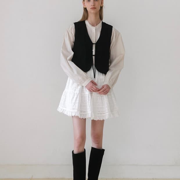 어랜 아릴렛 레이스 스커트