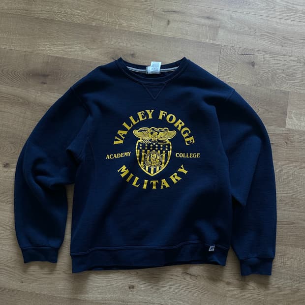 러셀 스웻 미디움 사이즈 네이비