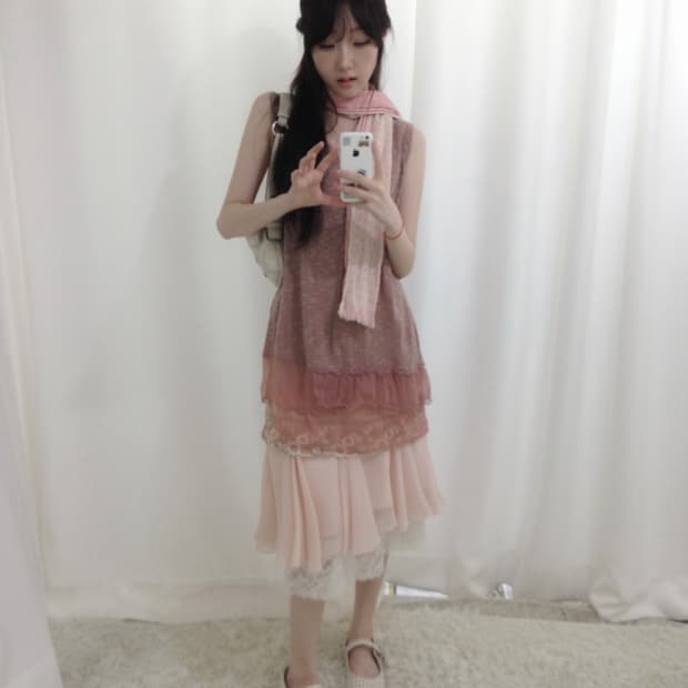 핑크 청순 데일리 페어리 코디세트