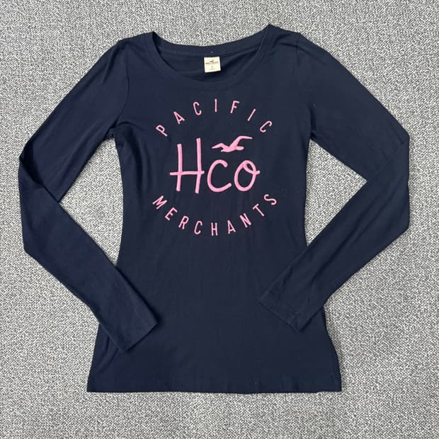 홀리스터 빈티지 롱슬리브 긴팔 티셔츠