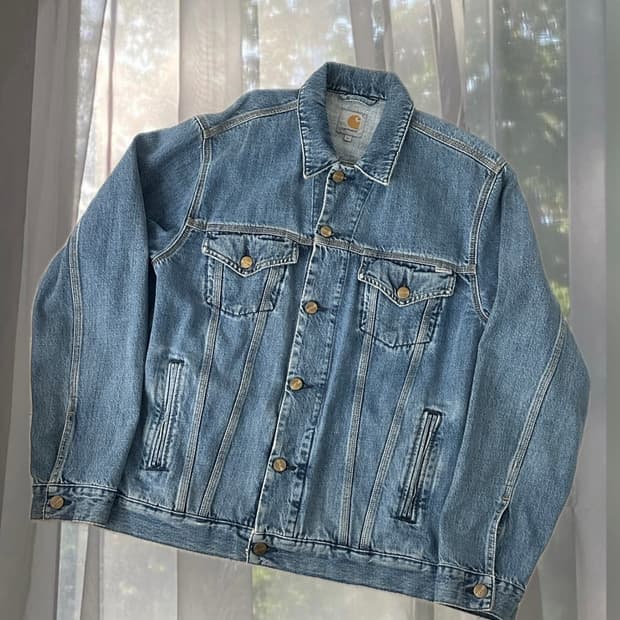 [M]칼하트 데님 자켓 청자켓 워크자켓
