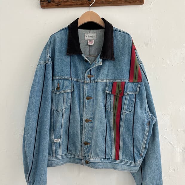 Marithe 마리떼 프랑소와 저버 90s 패턴 데님 자켓