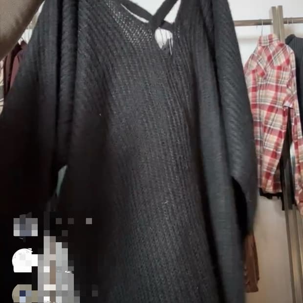 ayadz 일본빈티지 데드스탁 블랙 니트