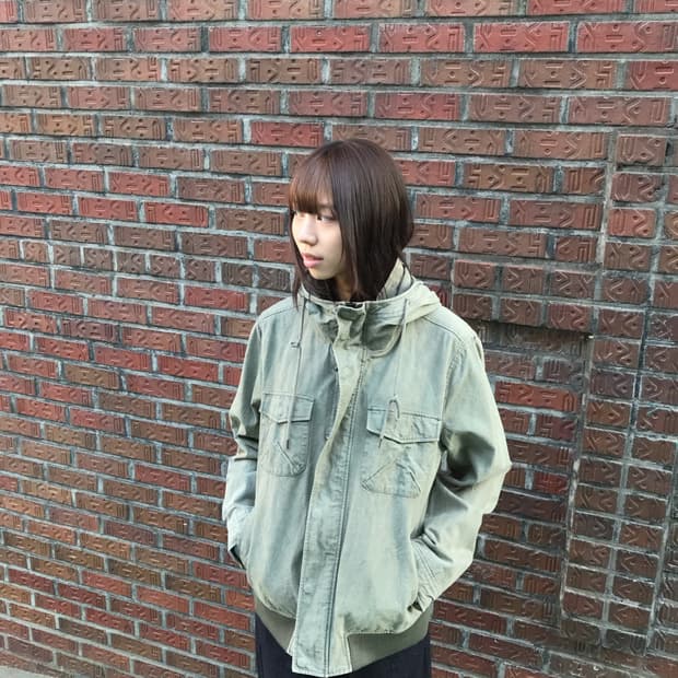 6BULLET 밀리터리 카키 자켓