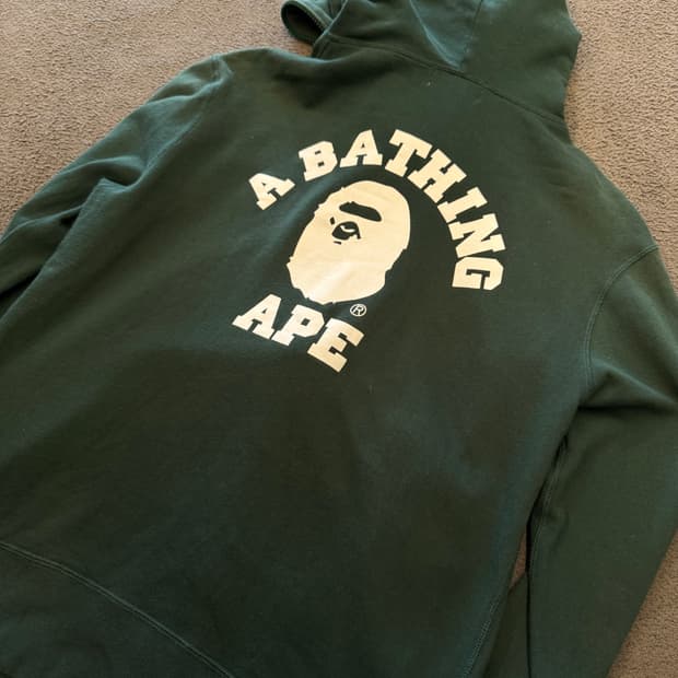 베이프 컬리지 후드 집업 처분 