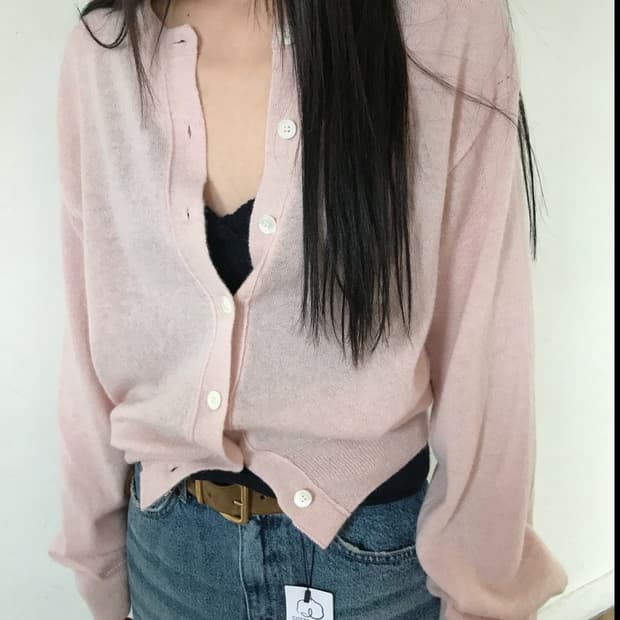 We are 위아 알파카 가디건