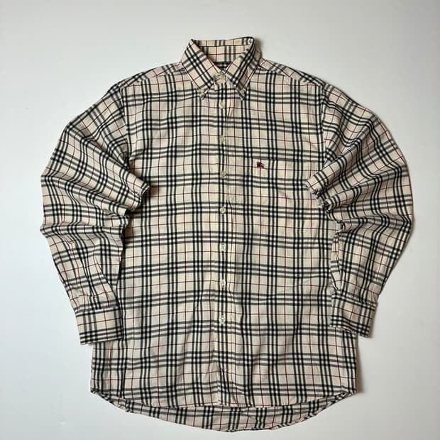 버버리 00's 노바체크 시그니처 셔츠 PN8266