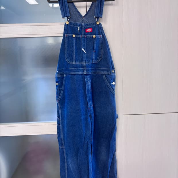 디키즈 데님 멜빵바지(오버롤) 