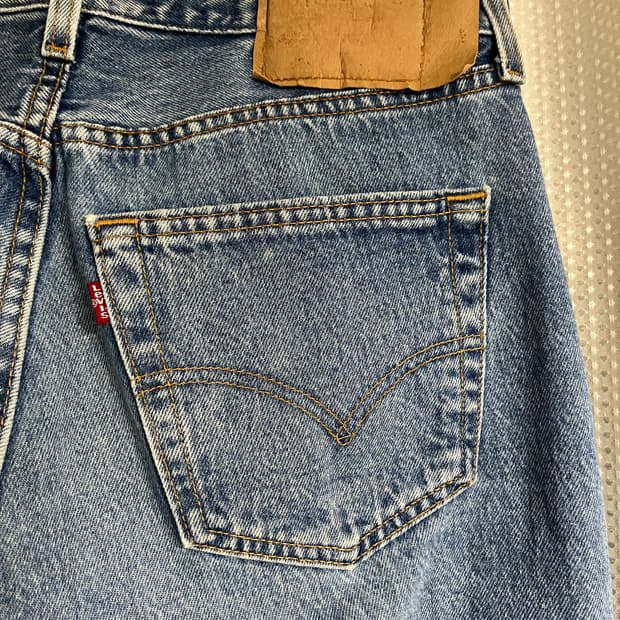 90s 리바이스 501 중청 31-30