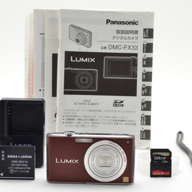 파나소닉 Panasonic LUMIX DMC-FX33 쇼콜라 브라운