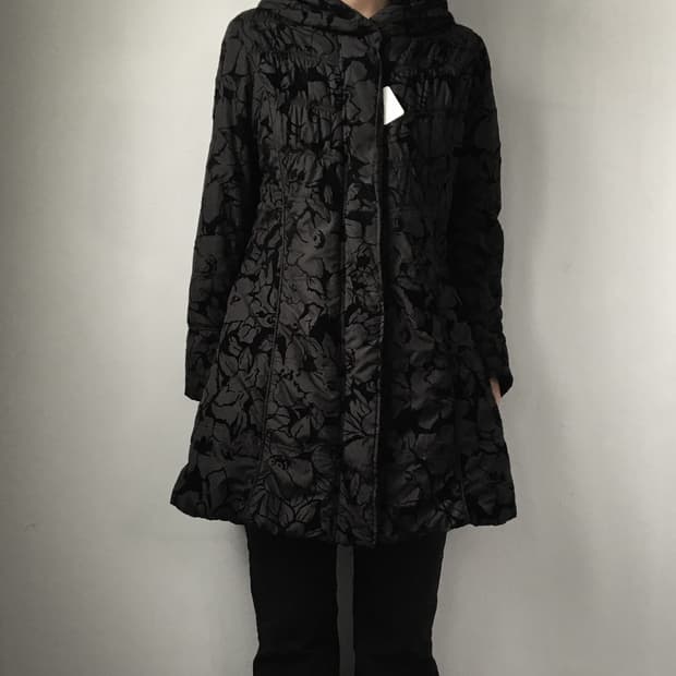 Pattern point high neck jacket