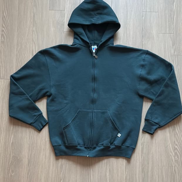 90s 러셀 애슬레틱 후드 집업