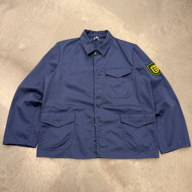 OLD EURO WASHED NAVY WORK 유로피안 프렌치워크자켓