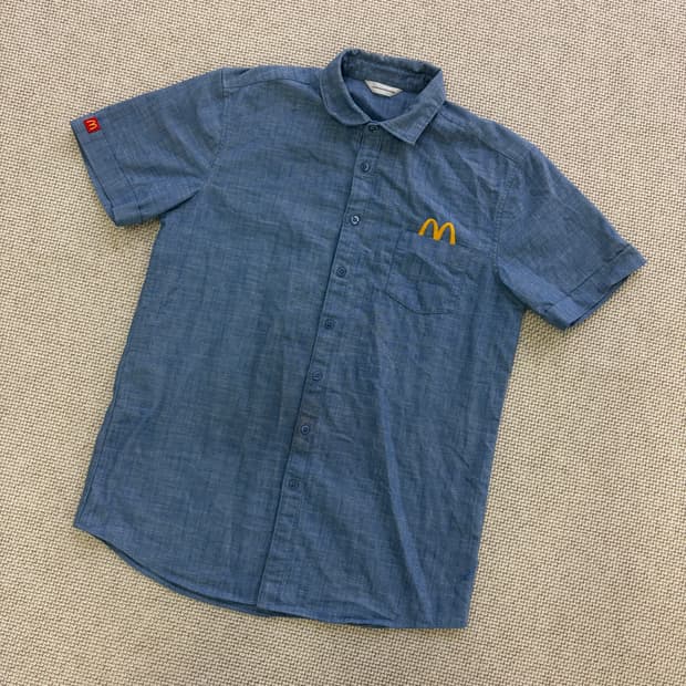 105 코오롱 맥도날드 반팔셔츠 0619D1