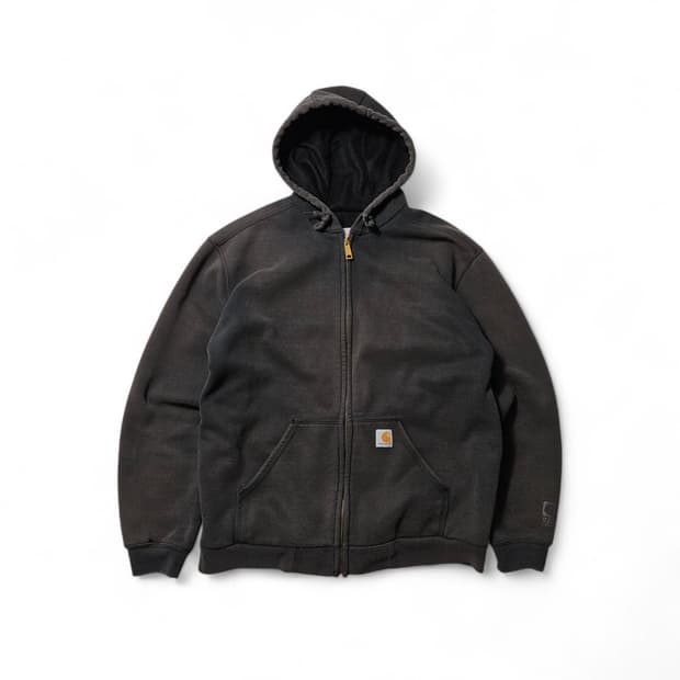 칼하트 써멀 후드집업 썬페이딩 와플 M 페이드