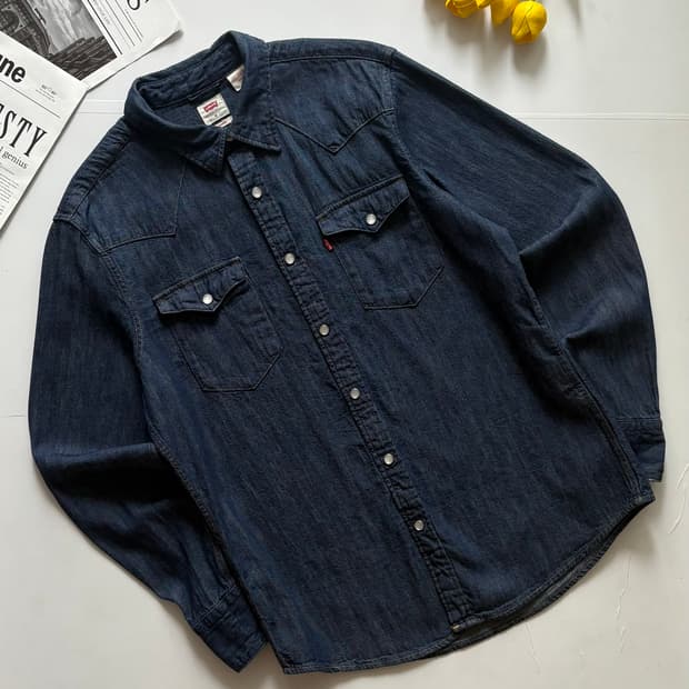 Levi's 리바이스 데님 웨스턴 셔츠