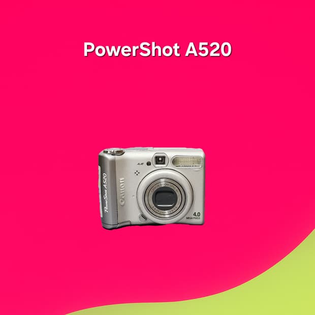캐논 파워샷 A520 디지털카메라 