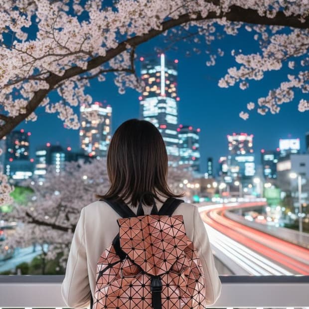 코르크 큐브 백팩