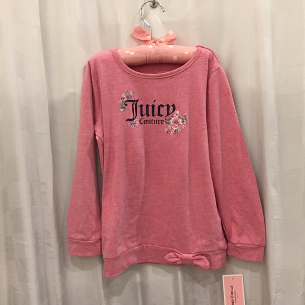 Juicy Couture 쥬시꾸뛰르 히메갸루 딸기우유 롱슬리브