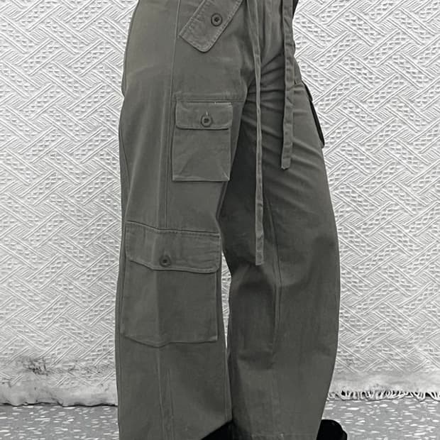 울트라패션 빈티지 스트릿 벨티드 카고팬츠 28인치 C10364