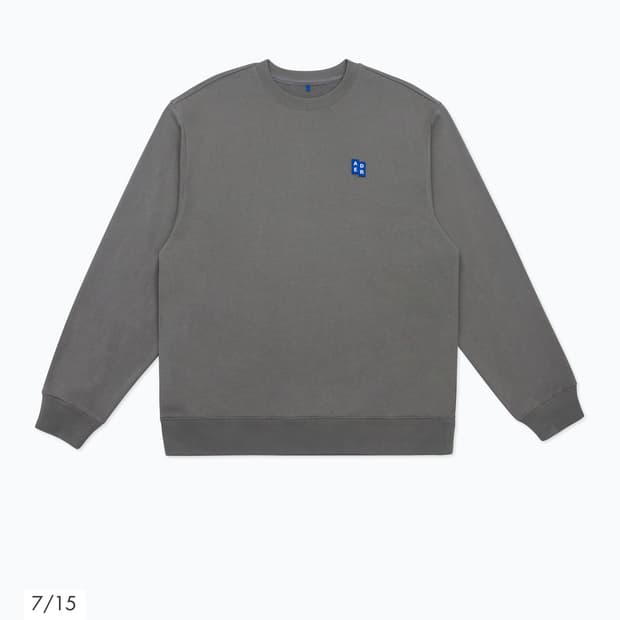 [s] 아더에러 시그니피컨트 맨투맨 차콜