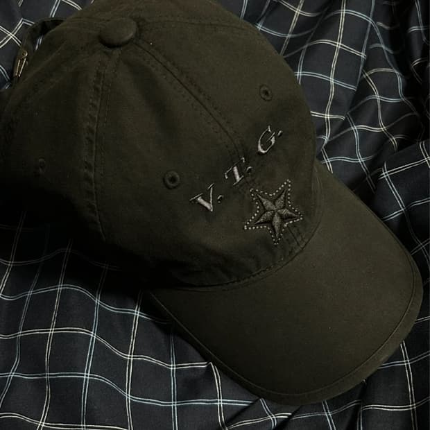 해칭룸 VTG 스타 볼캡 블랙