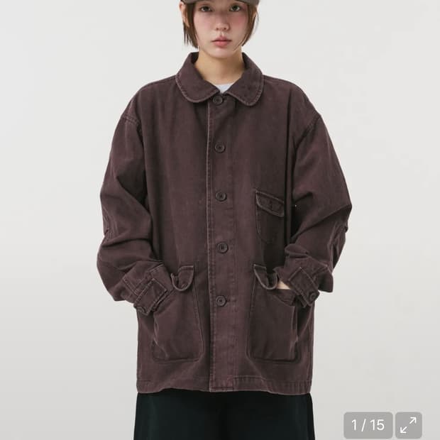 [구해요] 오헤시오 코튼 자켓 퍼플