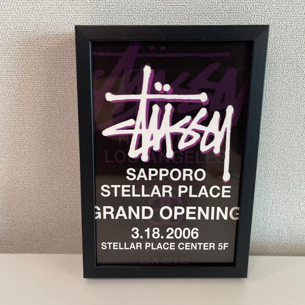 스투시 삿포로 스텔라 플레이스 챕터 한정판 아트 포토 2006