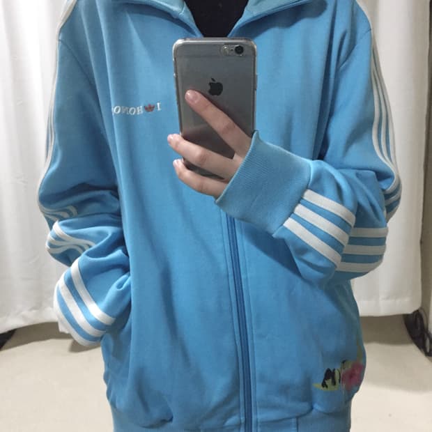 아디다스 호놀룰루 하늘 져지 트랙탑