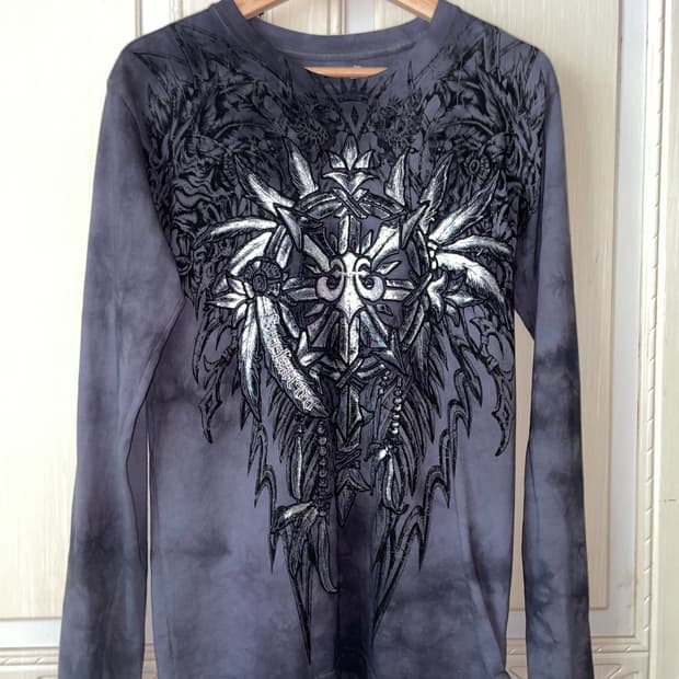 버커루 프린팅 롱 슬리브