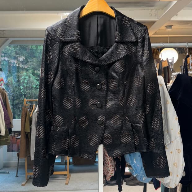 Sun rose 도트 자켓