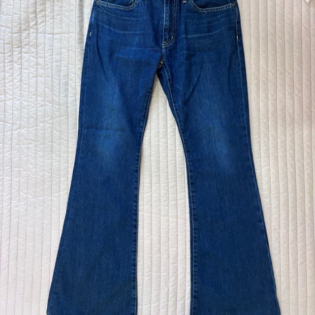 히스테릭글래머 플레어 데님팬츠 28size