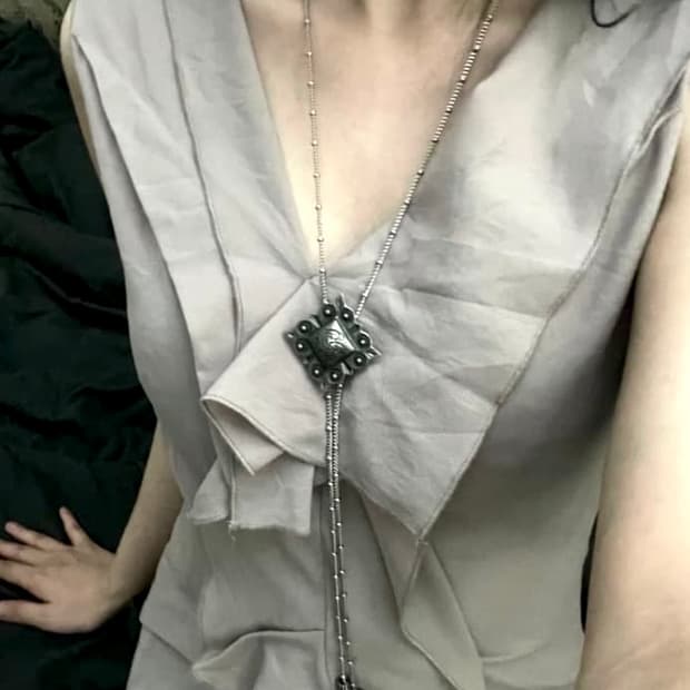 handmade western y2k necklace