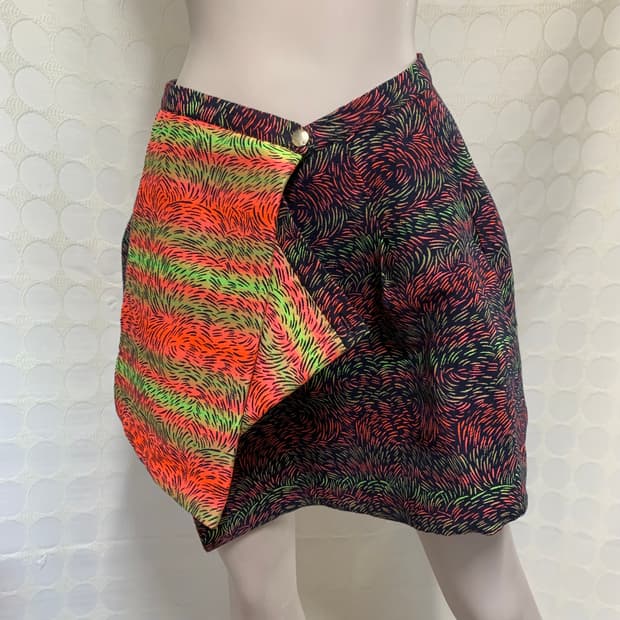 Kenzo multicolor cotton skirt