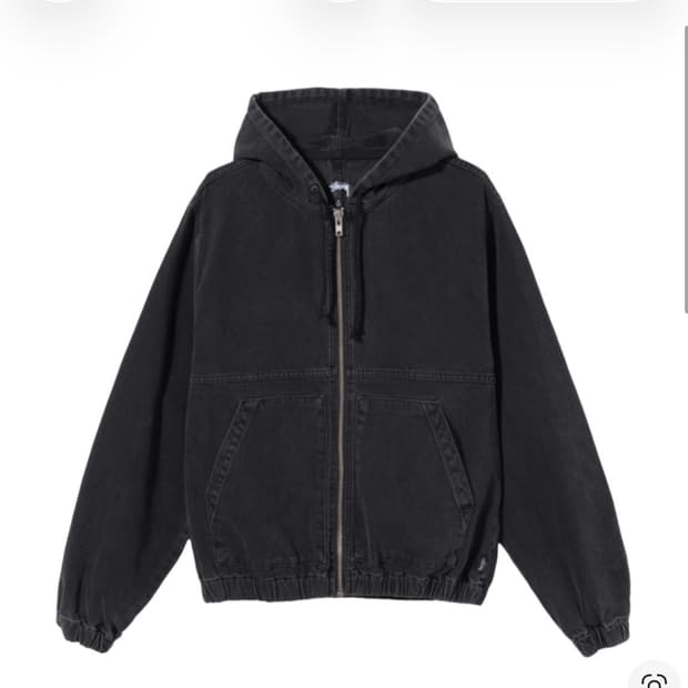 [XXL] 스투시 데님 워크 자켓 블랙