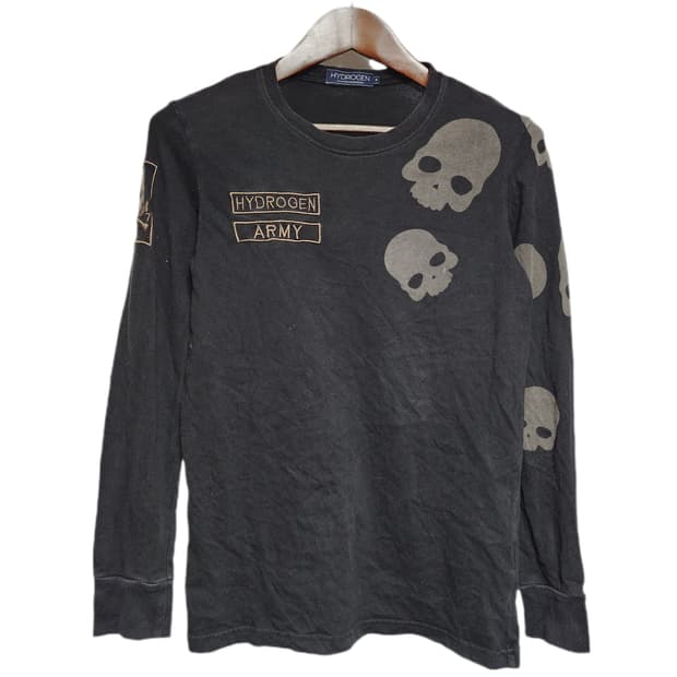 하이드로겐 스컬 해골 락시크 롱슬리브