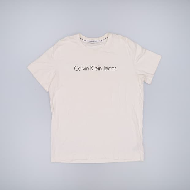 XL 캘빈클라인 레터링 반팔티 0420H1