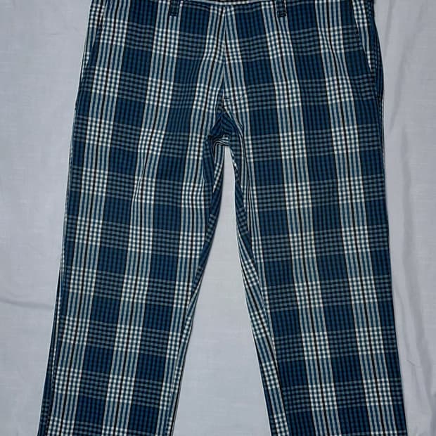 리바이스 스테이 프레스(STA-PREST) 체크 7부 크롭 팬츠 (W30