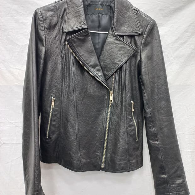the izzat 여성 가죽 라이더 자켓 85