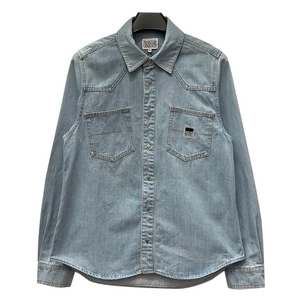 마리떼프랑소와저버 웨스턴 데님 셔츠 M