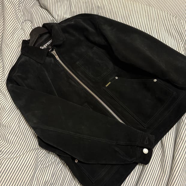 슈프림 스웨이드 워크 자켓 S