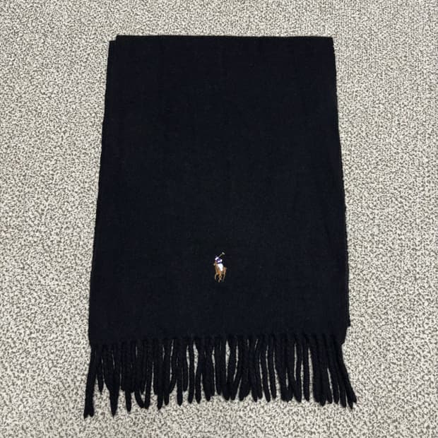 [택포,램스울100] 폴로 랄프로렌 이태리 머플러 목도리 [A]
