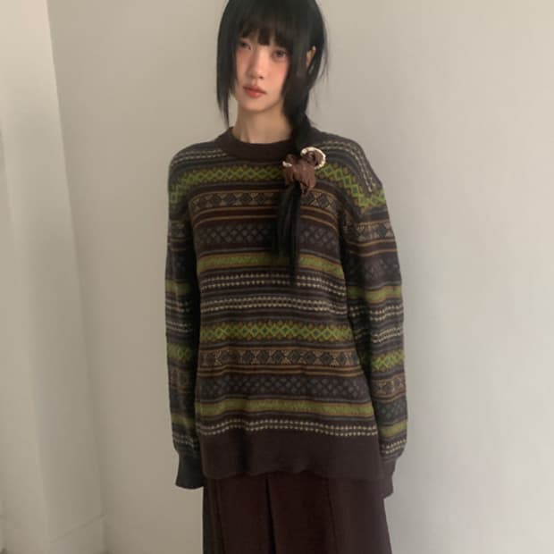 (Vintage)Bohemian vintage knit