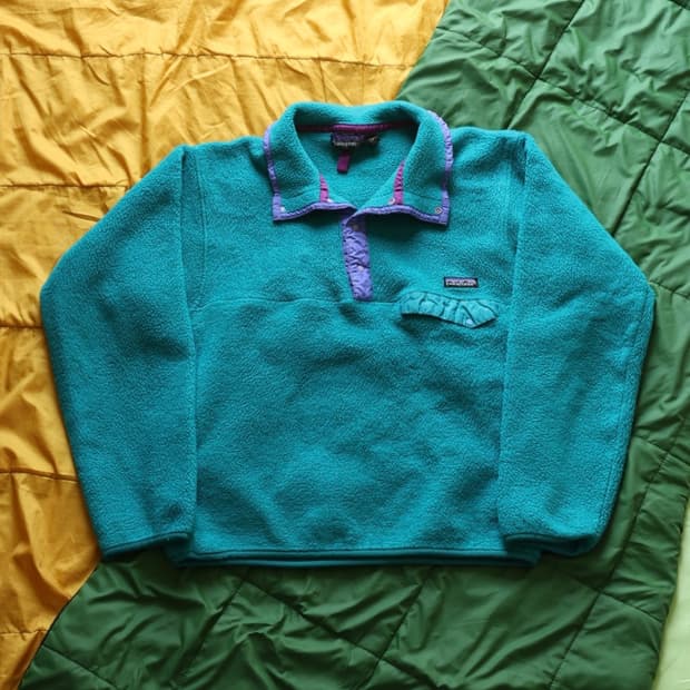 파타고니아 90s 빈티지 신칠라 플리스 틸